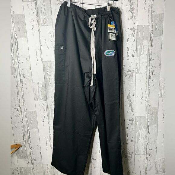 Florida Gators Black Wonder Wink Scrubs Size 3XL Unisex Drawstring Comfy New NWT - Picture 1 of 6